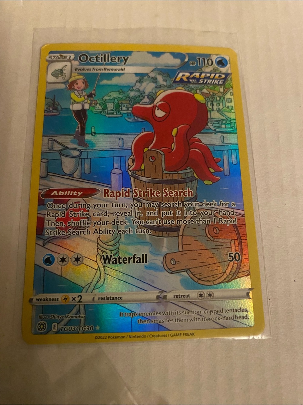 Pokemon Octillery Trading Card - Red, Yellow, Blue